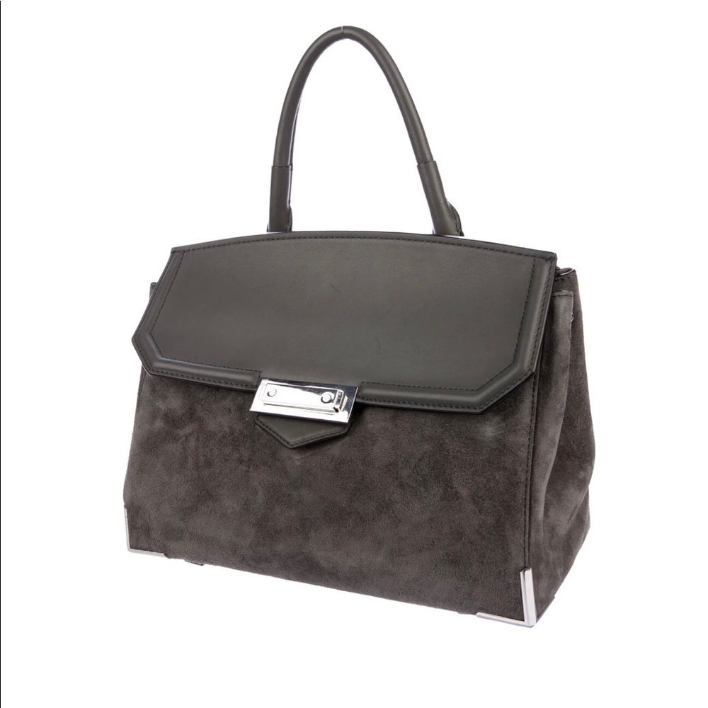 Alexander Wang Suede Large Marion Satchel